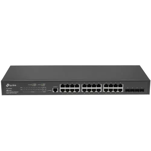 Коммутатор TP-LINK SG3428 24x10/100/1000 Мбит/сек, управляемый